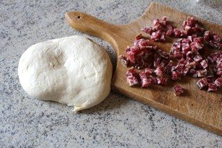 focaccia al salame