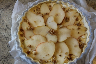 quiche gorgonzola e pere