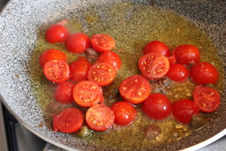 tagliatelle al salmone croccante
