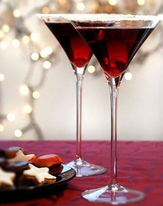 Cocktail di Natale alla melagrana