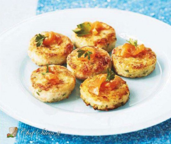 Blinis al salmone