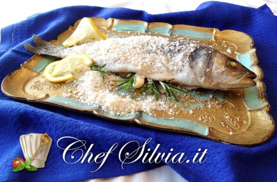 Branzino in crosta di sale