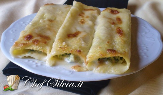 Cannelloni di ricotta e spinaci