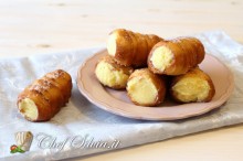 Cannoli fritti alla crema