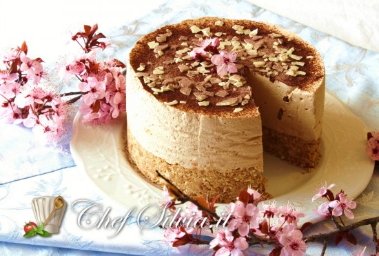 Cheesecake al caffè e cioccolato