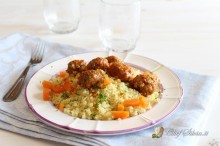 Couscous con polpette di melanzane