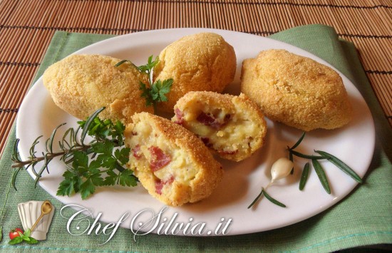 Crocchette di patate e speck