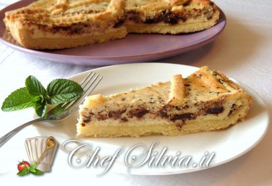 Crostata di ricotta e cioccolato