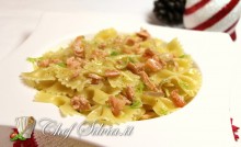 Farfalle al salmone fresco