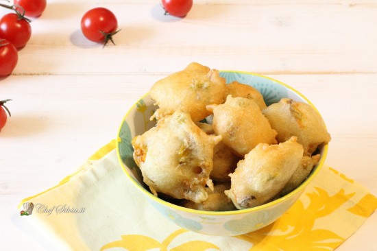 Frittelle di fiori di zucca