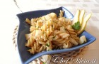 Fusilli con gorgonzola,  pere e noci