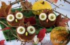 Gufi al cioccolato – Halloween owls cupcakes