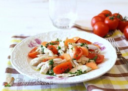 Insalata di pollo al pesto