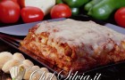 Lasagne ai peperoni e salsiccia