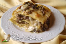 Lasagne ai funghi porcini