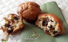 Muffin ricotta e cioccolato