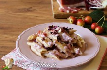 Penne alla crema di radicchio