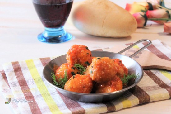 Polpette di ricotta e pesce 