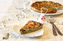 Quiche al salmone e verdure