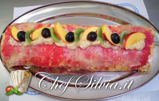 Roulade alle pesche 