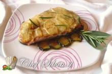 Salmone in crosta di patate