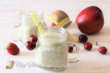 Smoothie kiwi e mela