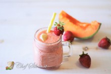 Smoothie al melone e banana