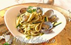 Spaghetti alle vongole e pesto di pistacchi