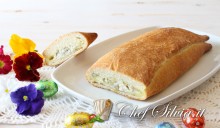 Strudel di carciofi e ricotta