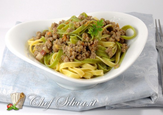 Tagliatelle al ragù bianco