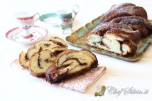 Treccia di pan brioche alla Nutella