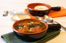 Zuppa di verdure e salsiccia